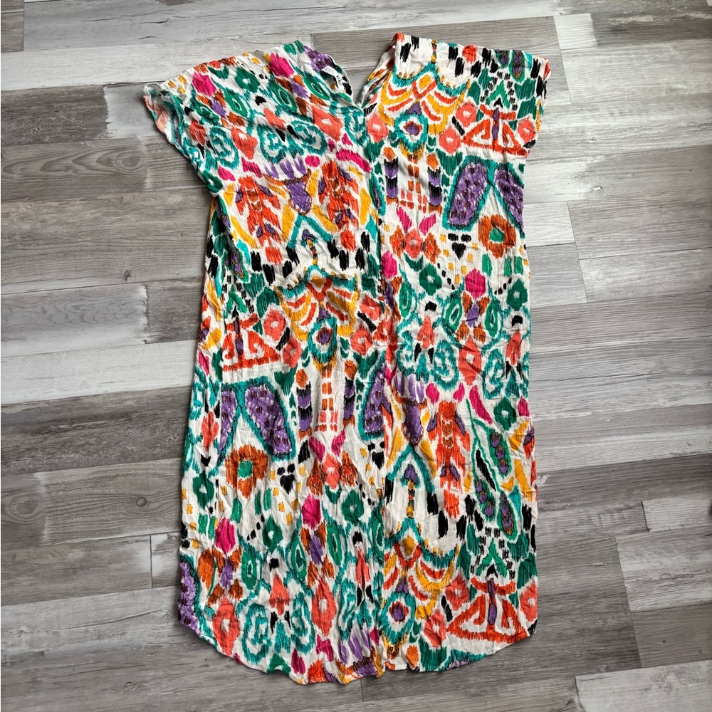 Zara Multicolor Patterned Top - Picture 5 of 5